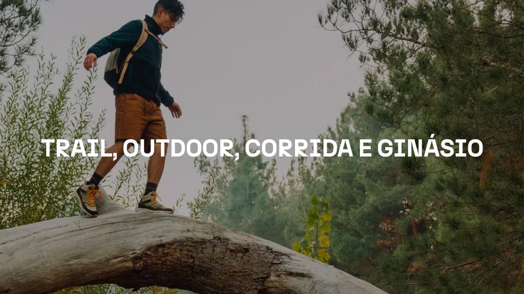 Qual é a diferença entre as sapatilhas de trail, outdoor, corrida e ginásio?