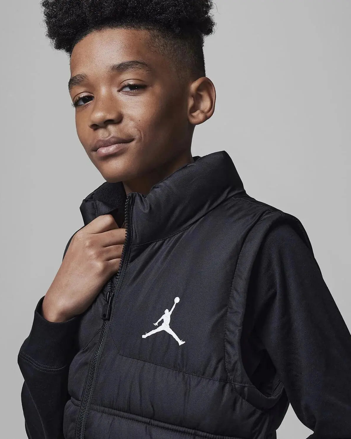 Nike Jordan Colete Blusão Jr Preto Nike