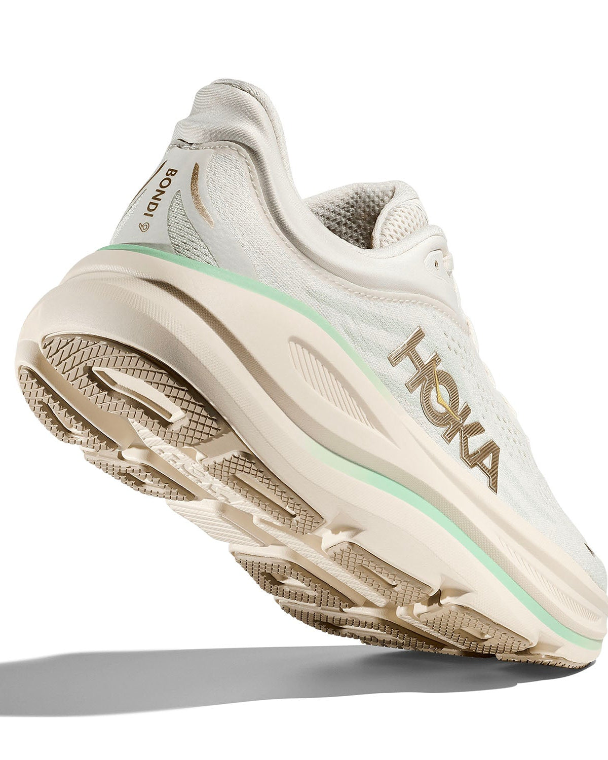 Hoka W Bondi 9 Bege/Verde Hoka