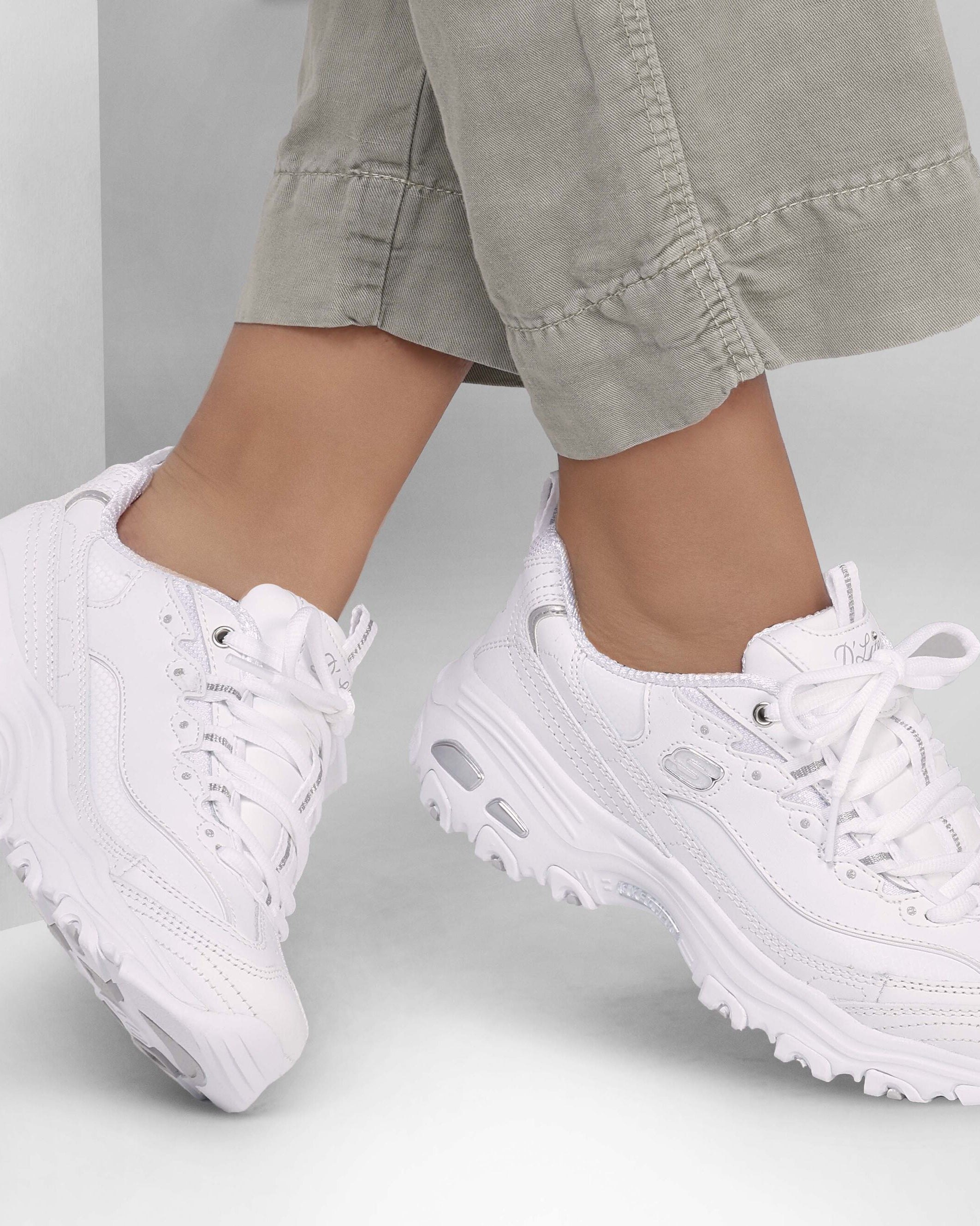 Skechers D'Lites Fresh Start Branca Skechers