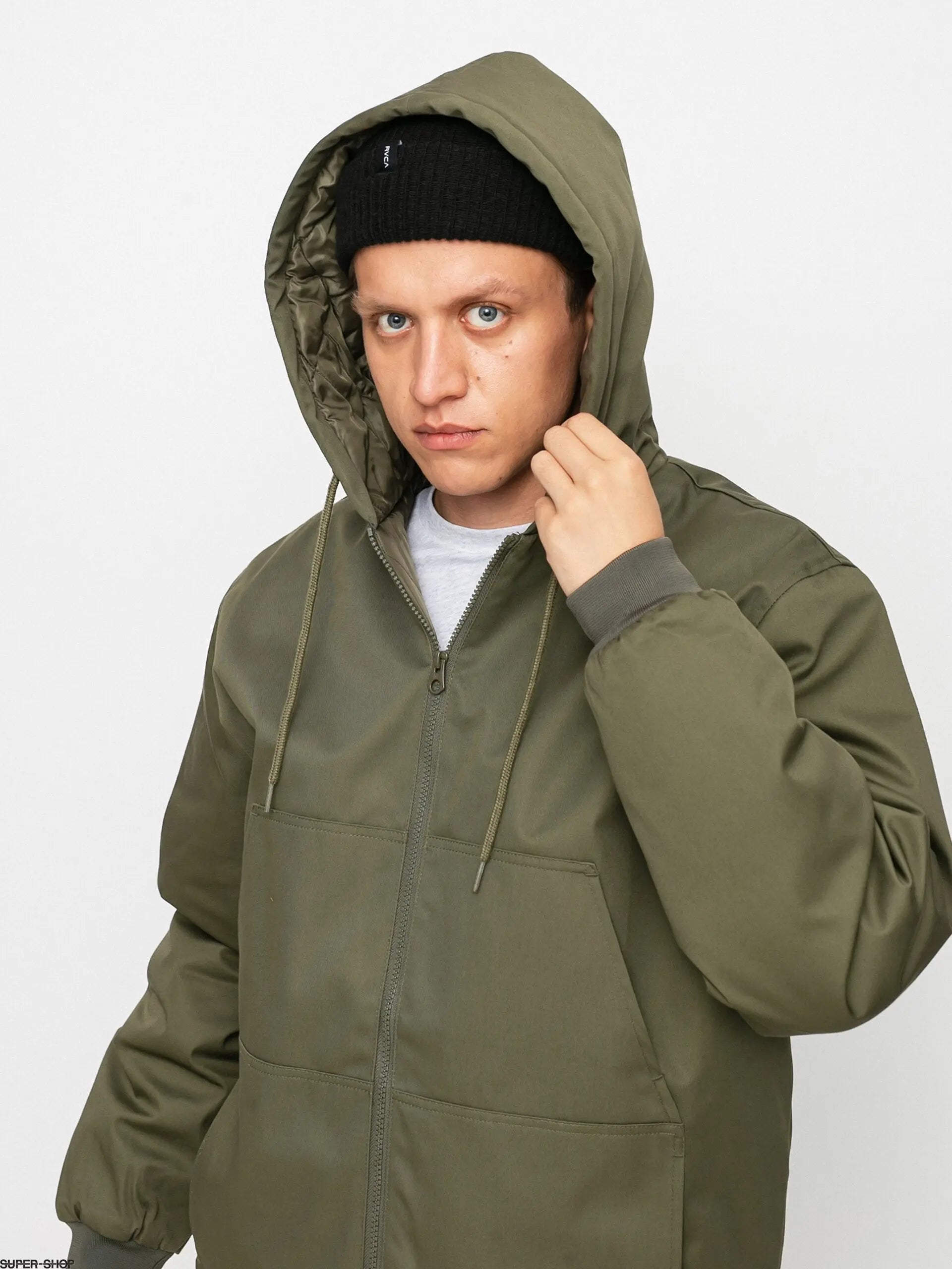 Dc Blusão Rowdy Padded Verde DC