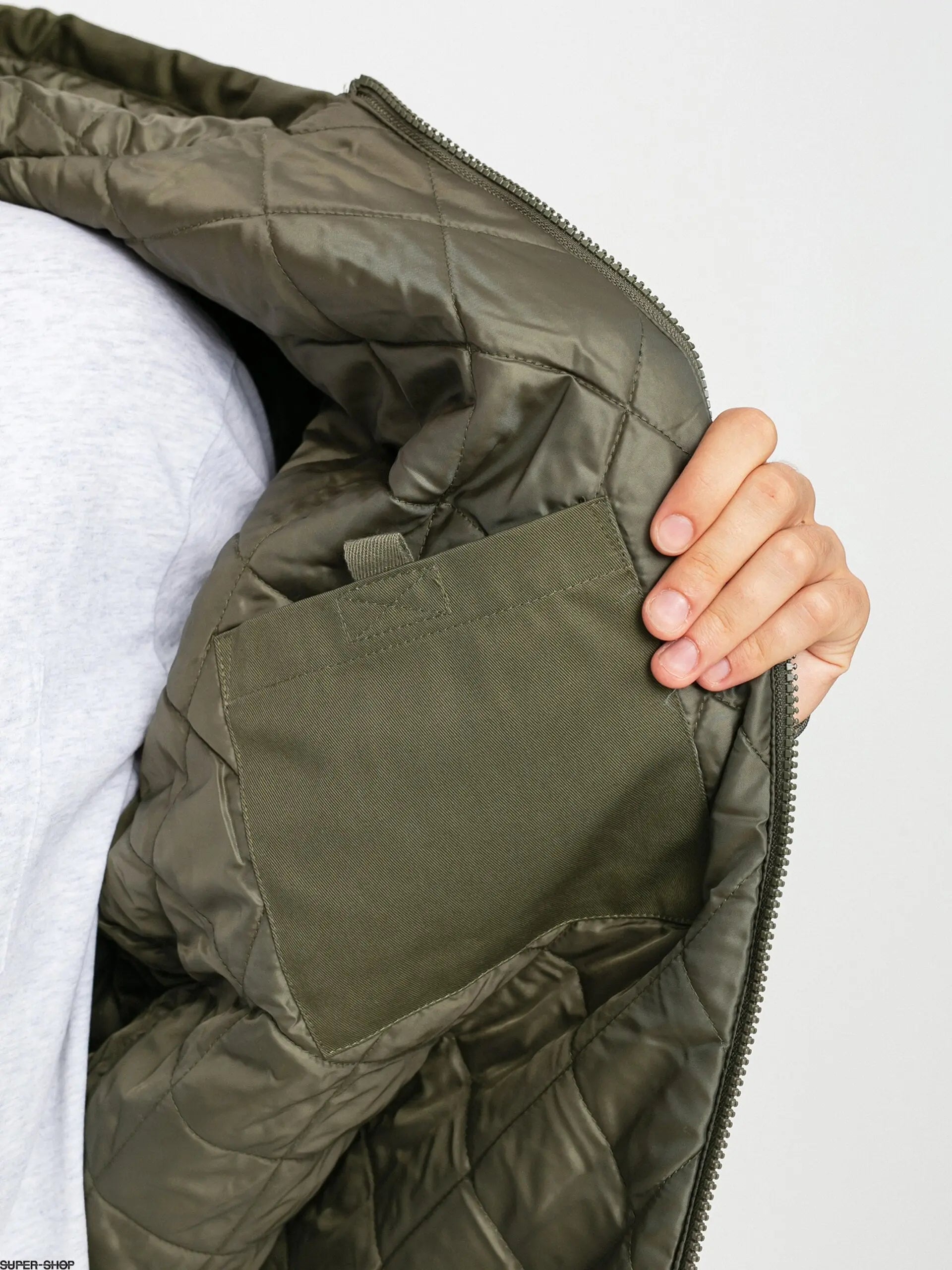 Dc Blusão Rowdy Padded Verde DC