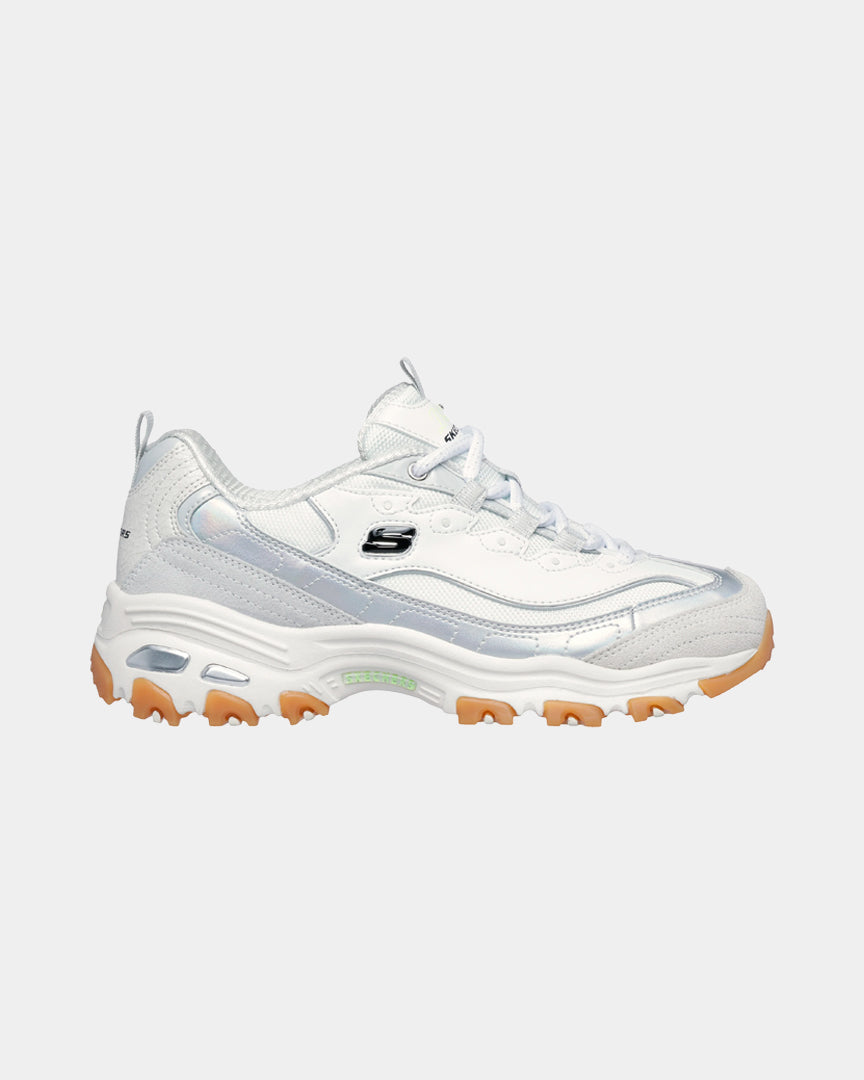 Skechers D´Lites Dazzling Shine Branco/Cinzento 150556WGY