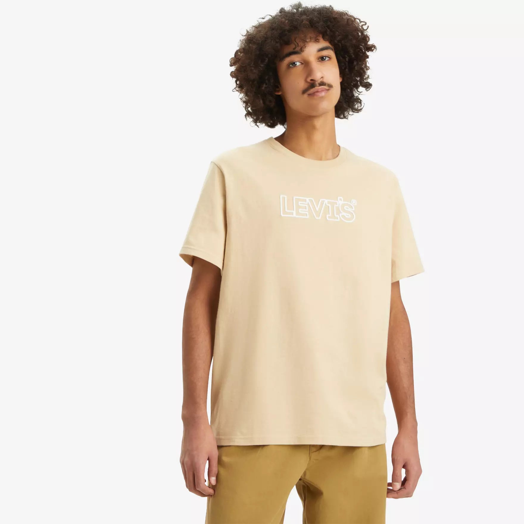 Levis T-Shirt Gráfica Relaxada Bege Levi´s