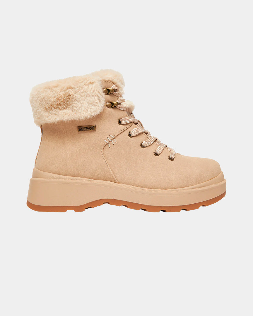 Skechers Bota Park City Waterproof Bege 168087NAT