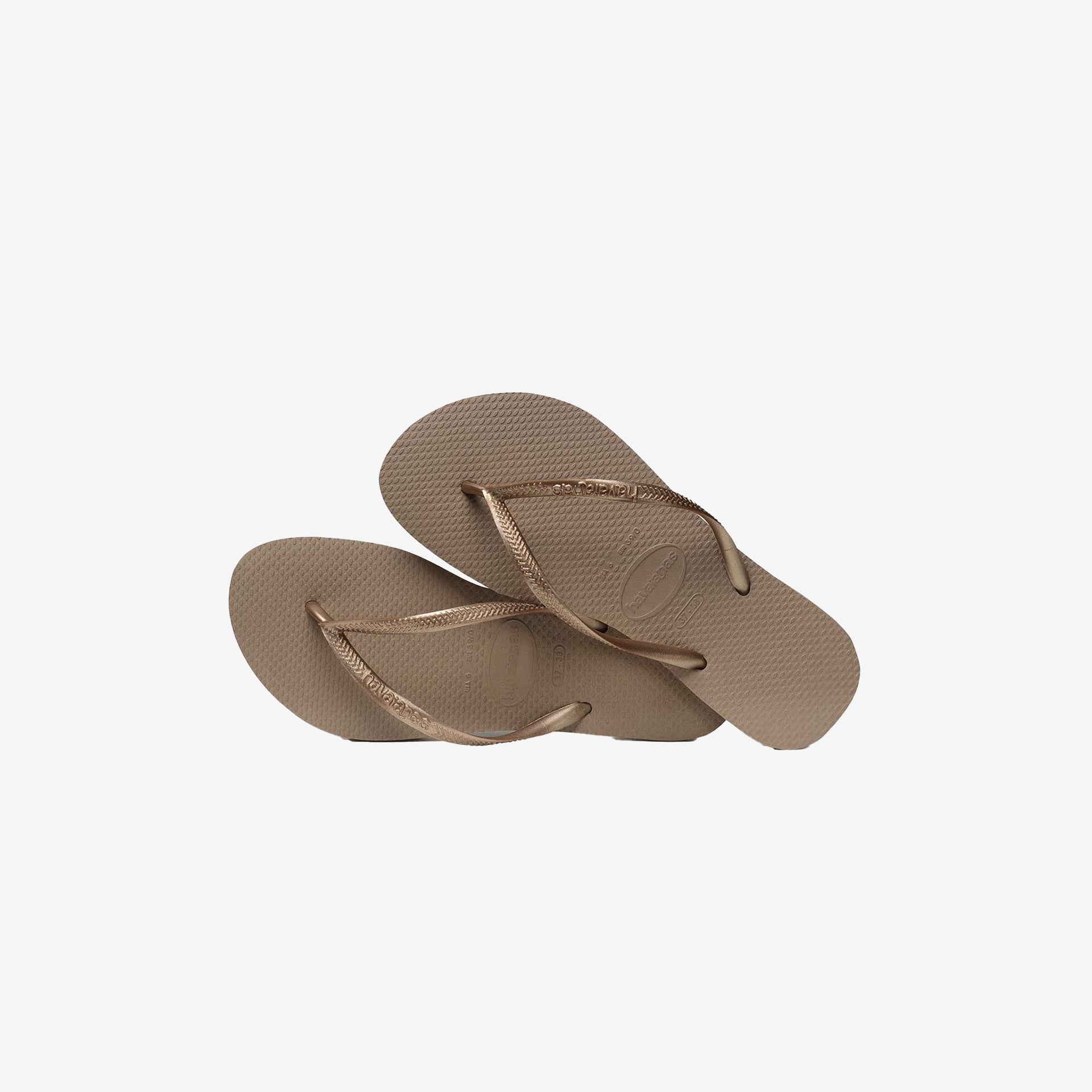Havaianas Chinelos Slim Rosa Douradas Havaianas