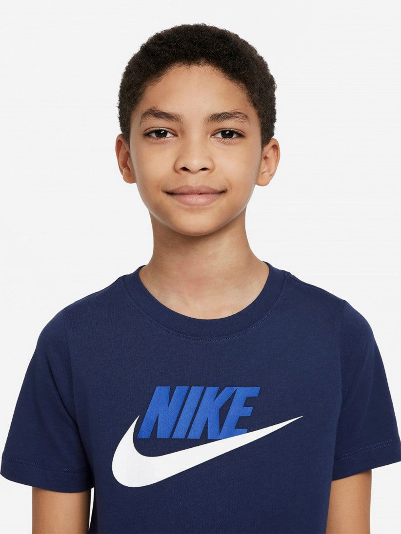 Nike T-Shirt Sportswear Júnior Azul Nike