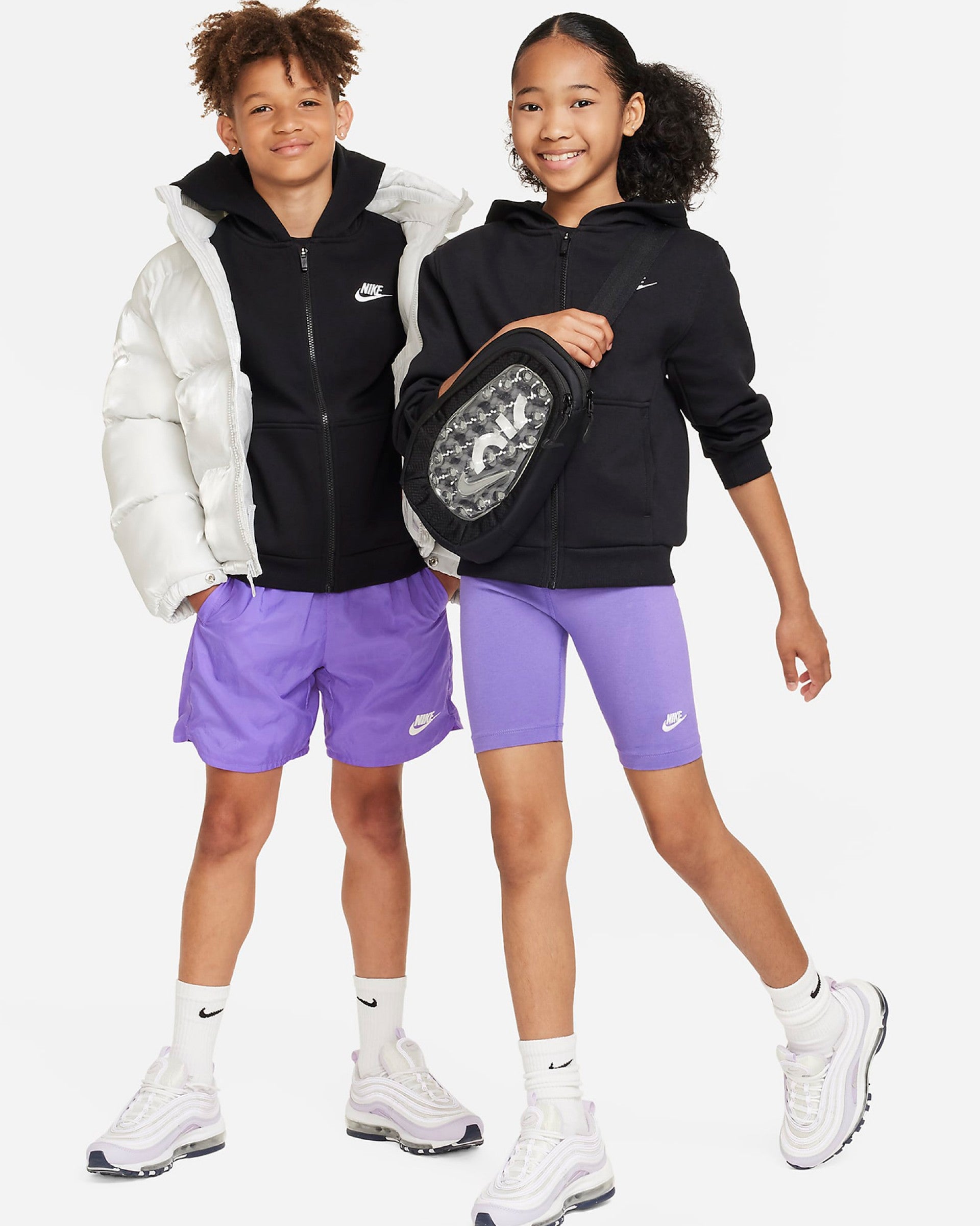 Nike Casaco Fleece Júnior Preto Nike
