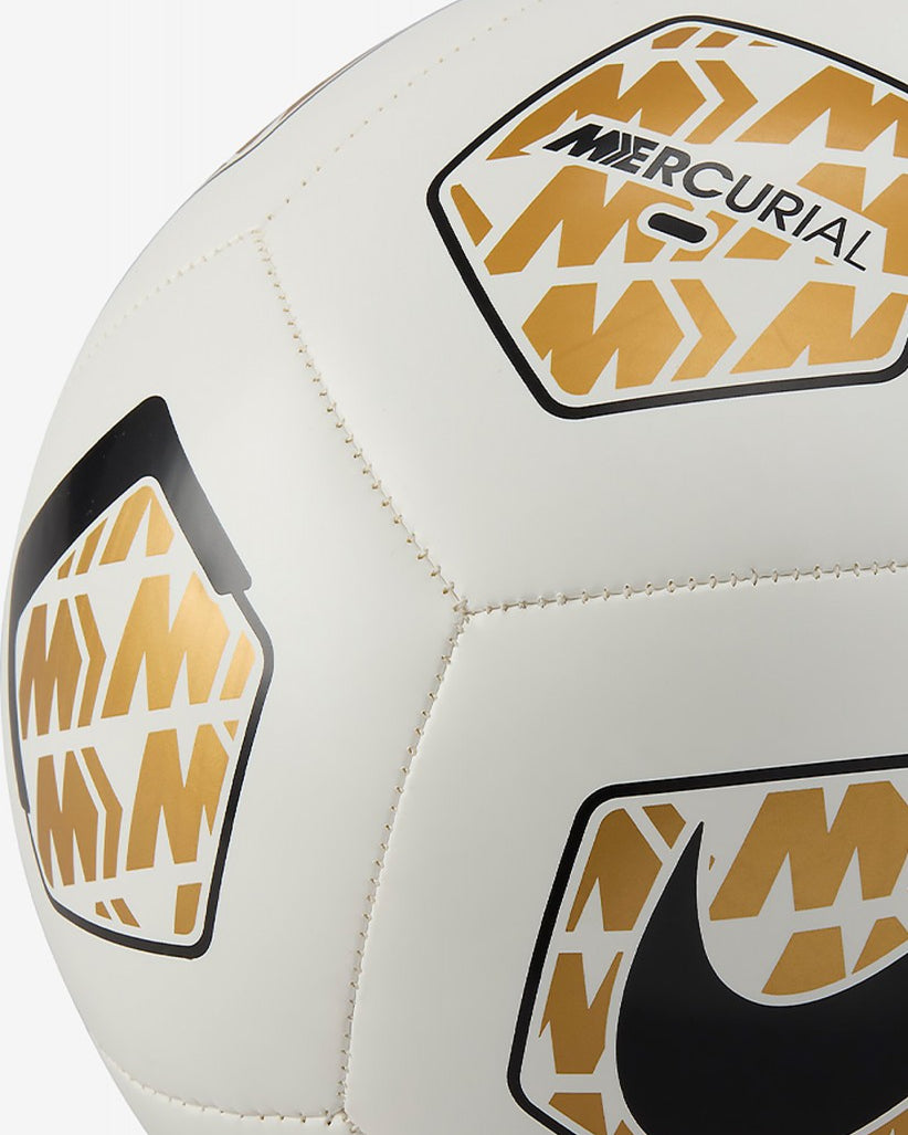 Bola Nike Mercurial SP24 Branco/Dourado Nike