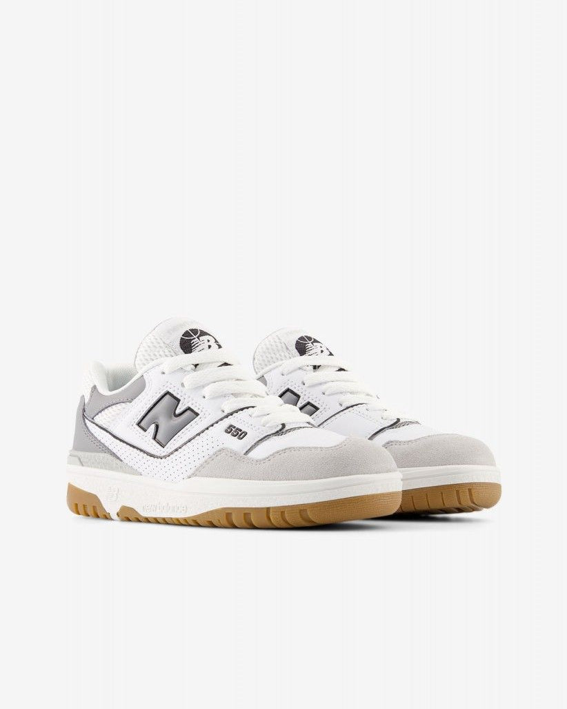 New Balance 550 Criança Branca/Cinza New Balance