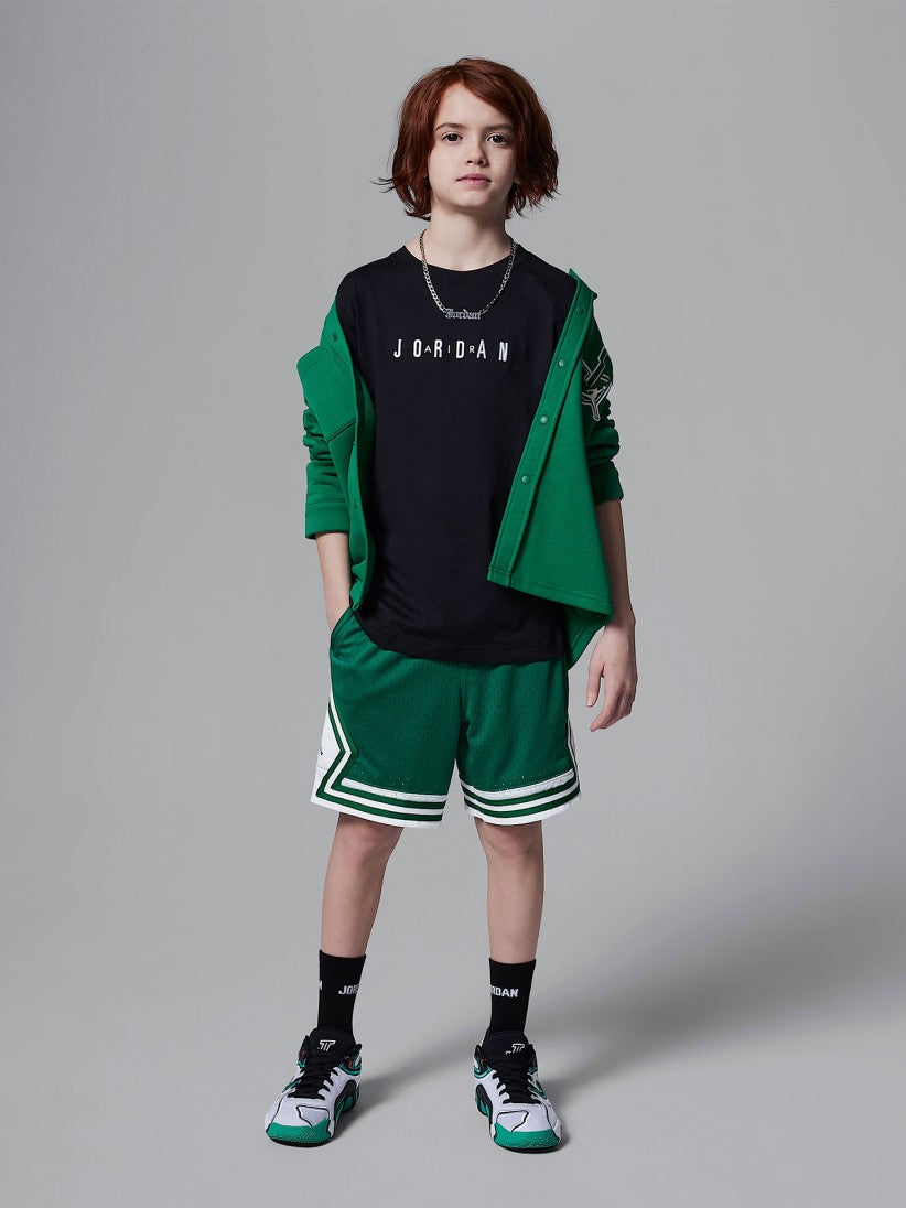 Nike Jordan T-shirt Embroidery Jr Preto Nike