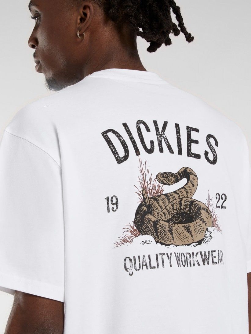 Dickies T-Shirt Snake Branca Dickies