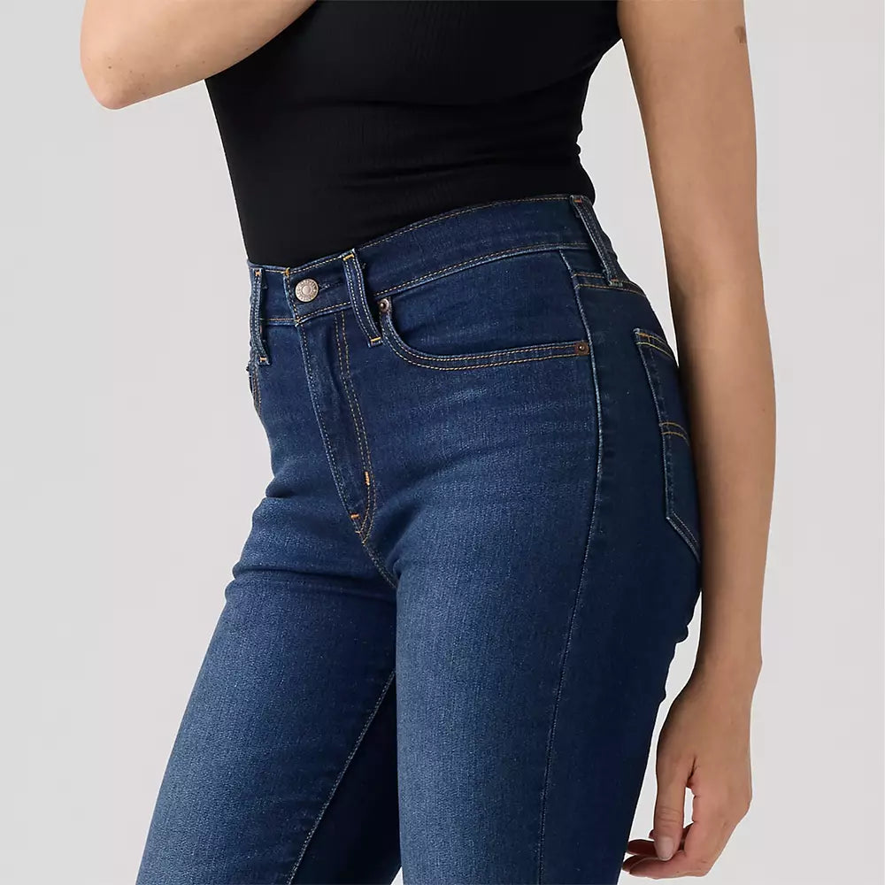 Levi´s Calça de Ganga 724 High Rise Straight Marinho Levi´s