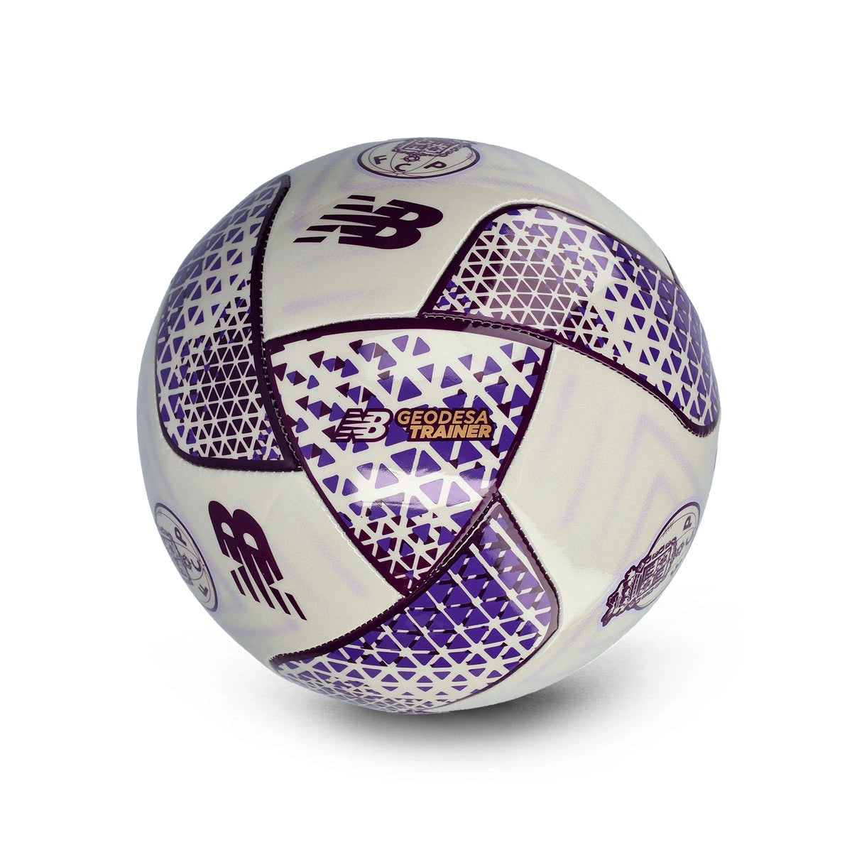 Bola New Balance FC Porto Geodesa Training Branco/Roxo New Balance