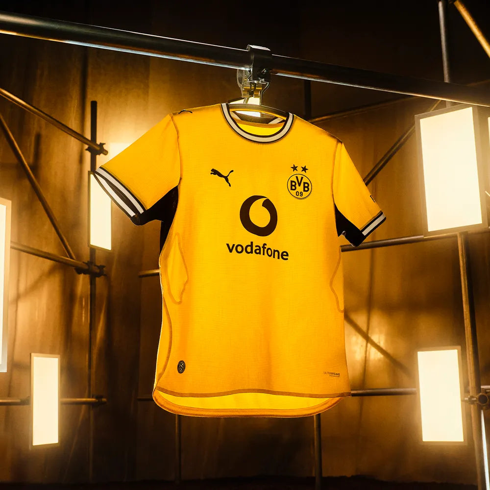 Puma T-Shirt BVB Home Jersey Replica Jr Amarela Puma