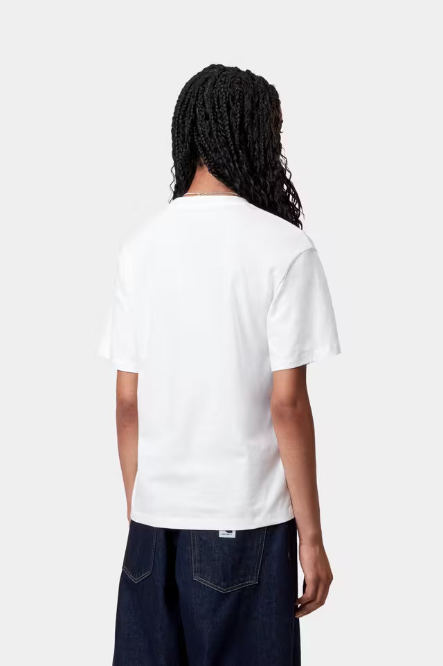 T-Shirt Carhartt WIP Mulher Chase Branco Carhartt