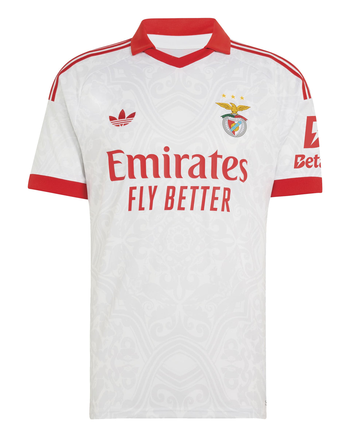 1ª Camisola SLBenfica 26/27 Adidas Away Branca/Vermelha Adidas