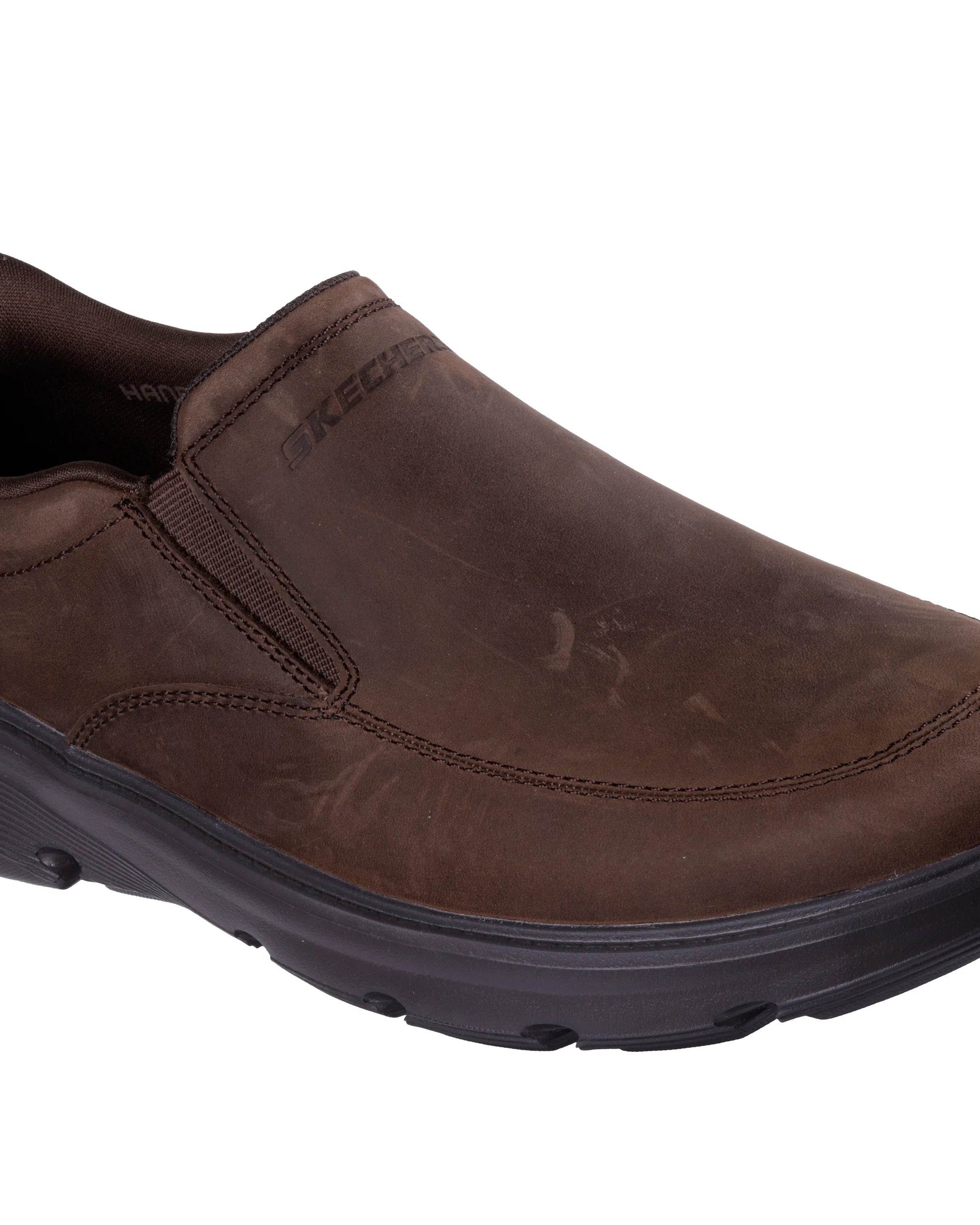 Sapatilhas Homem Skechers Slip-Ins Arch Fit Garza Umar Castanho Skechers