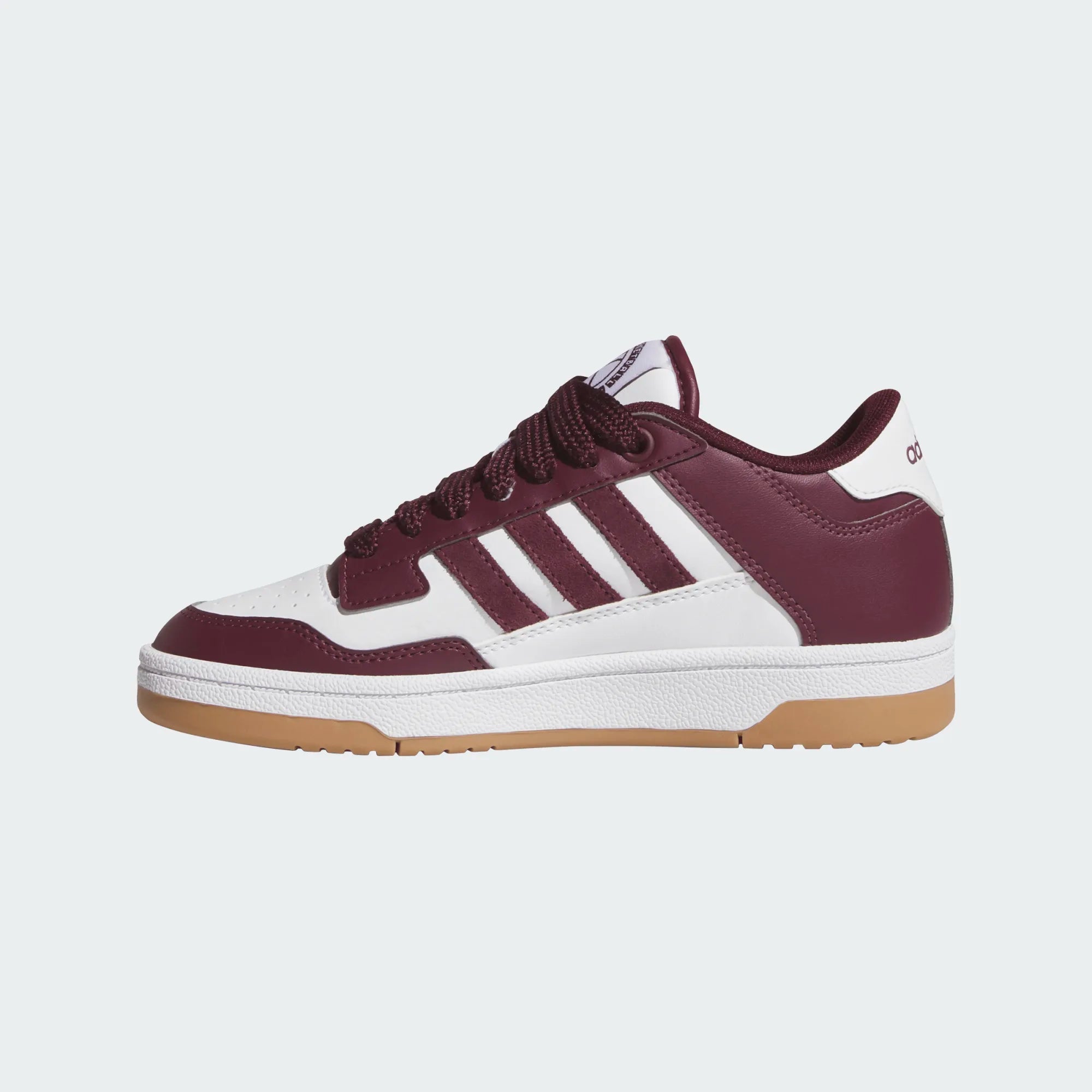 Sapatilhas Adidas Rapid Court Low J Bordô/Branco Adidas