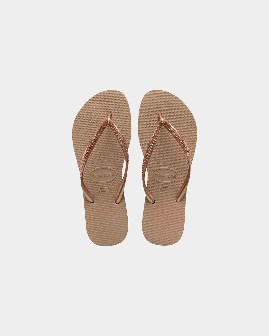 Havaianas Chinelos Slim Rosa Douradas 40000303581