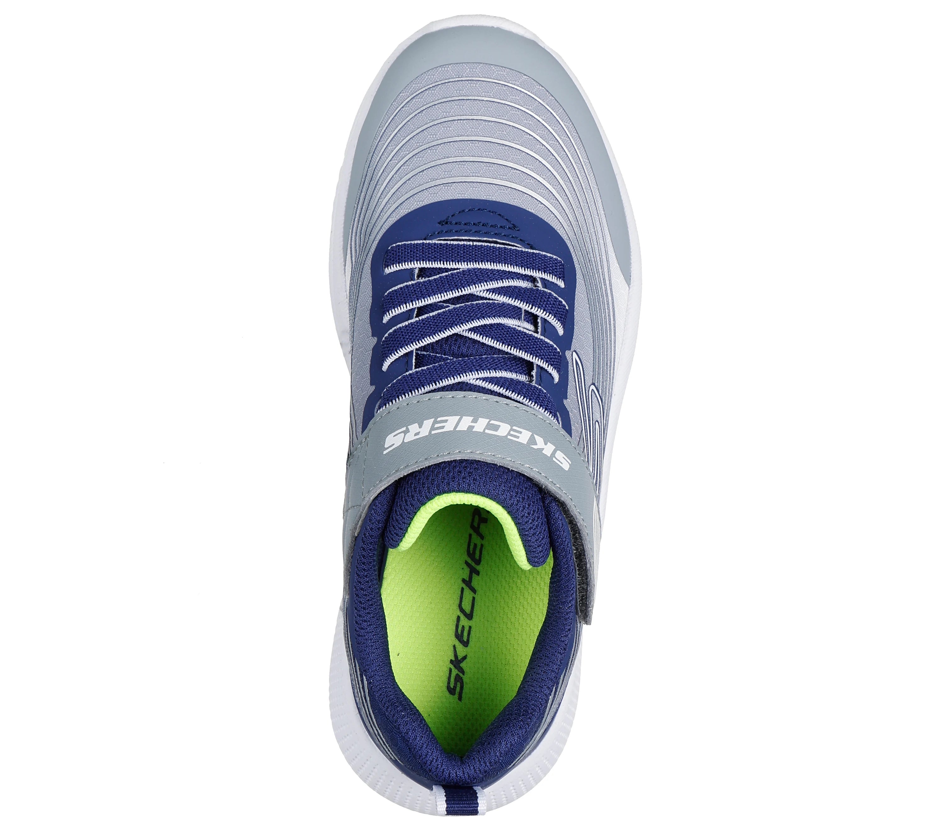 Skechers Microspec Advance Branco/Azul Skechers