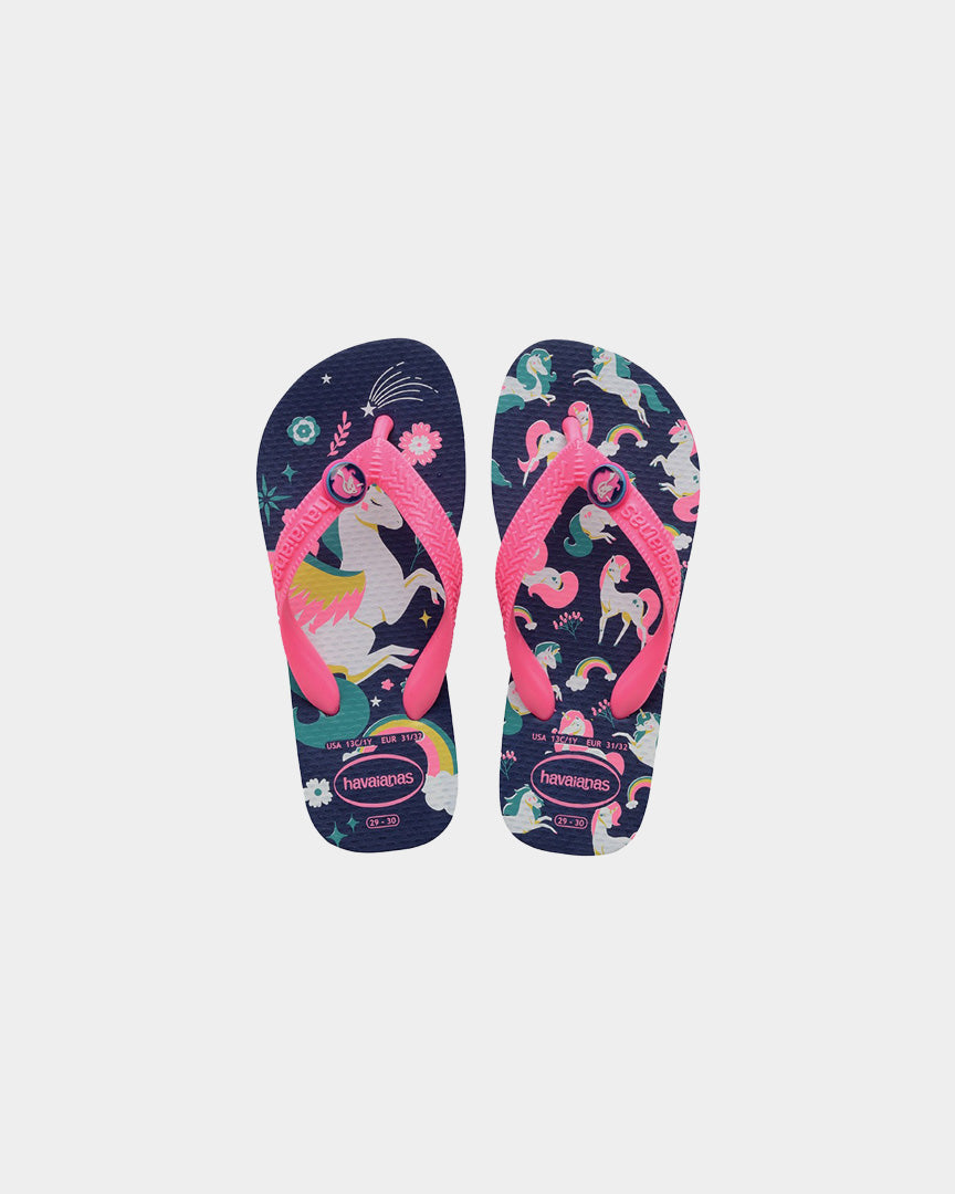 Havaianas Kids Fantasy Fc Azul Marinho/Rosa 41034050555