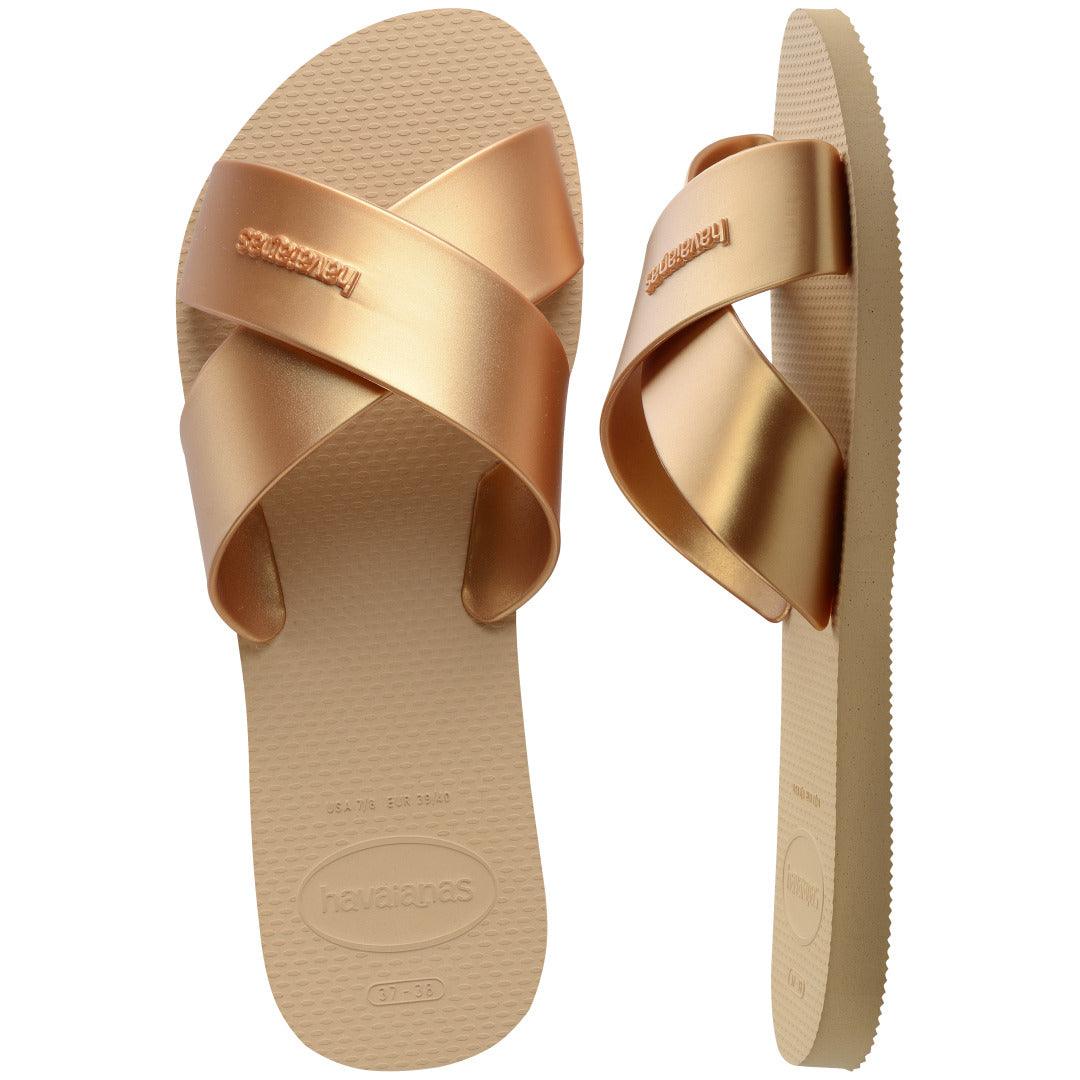Havaianas Aqua Metal FC Dourado Havaianas