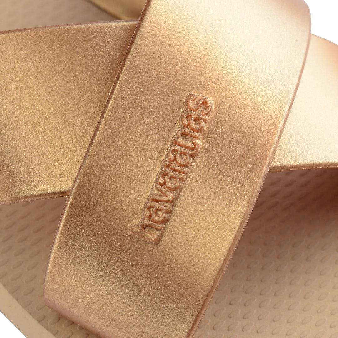 Havaianas Aqua Metal FC Dourado Havaianas