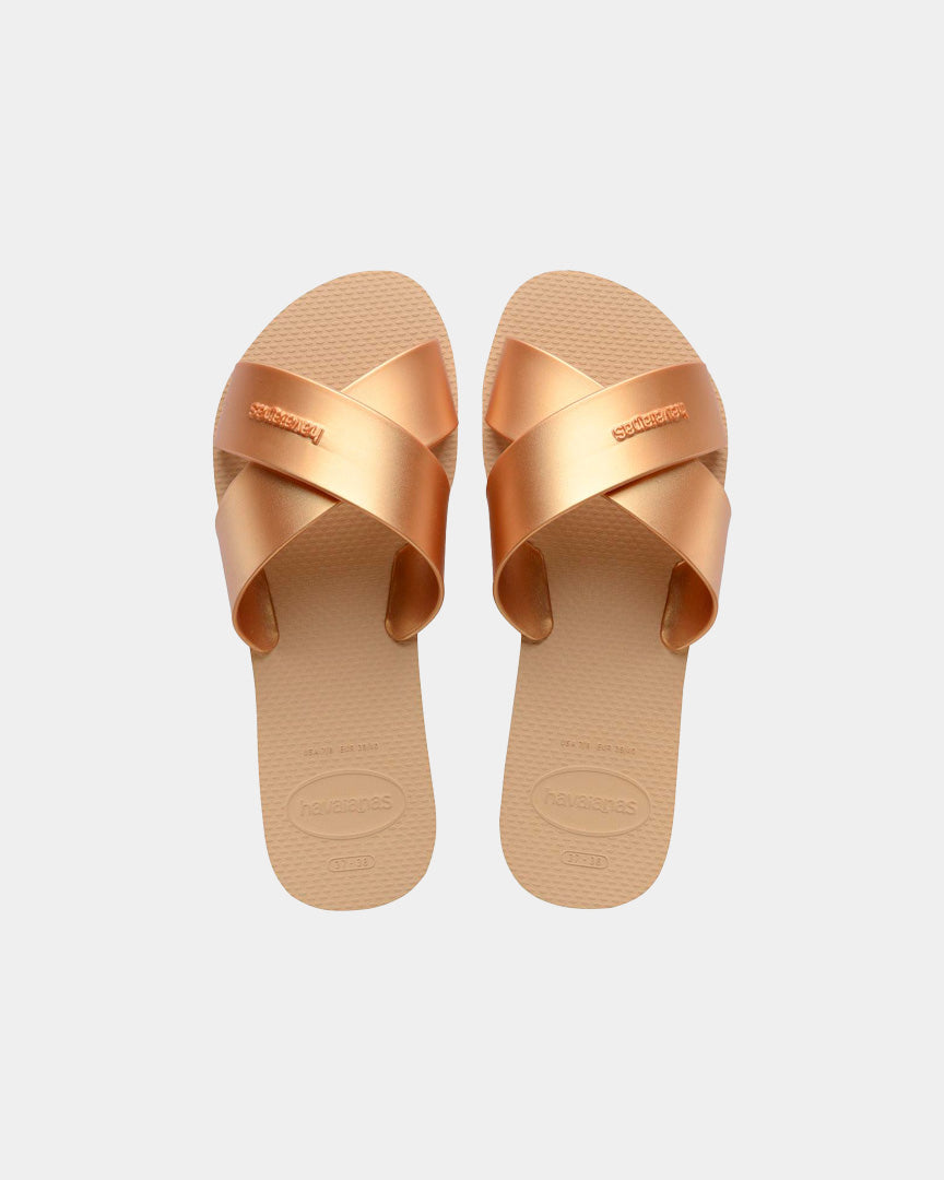 Havaianas Aqua Metal FC Dourado 41488660570