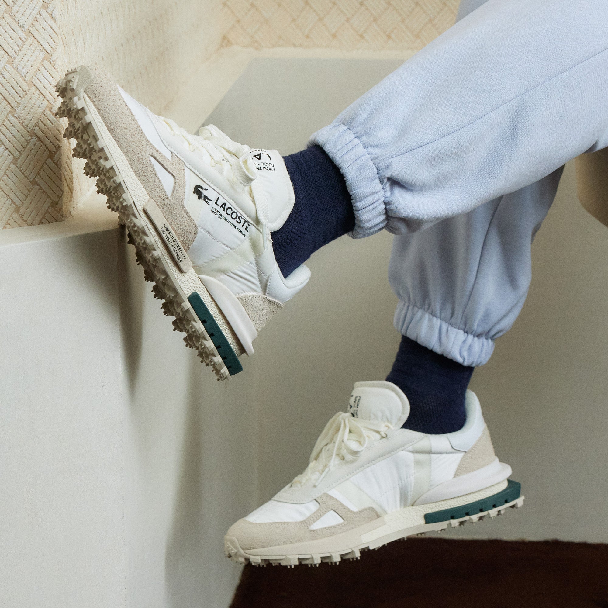 Lacoste Elite Active Têxtil Branca Lacoste