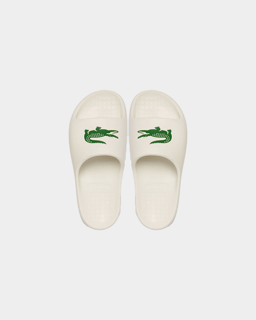 Lacoste Chinelos Serve Slide 2.0 Branco/Verde 48CMA00221Y5