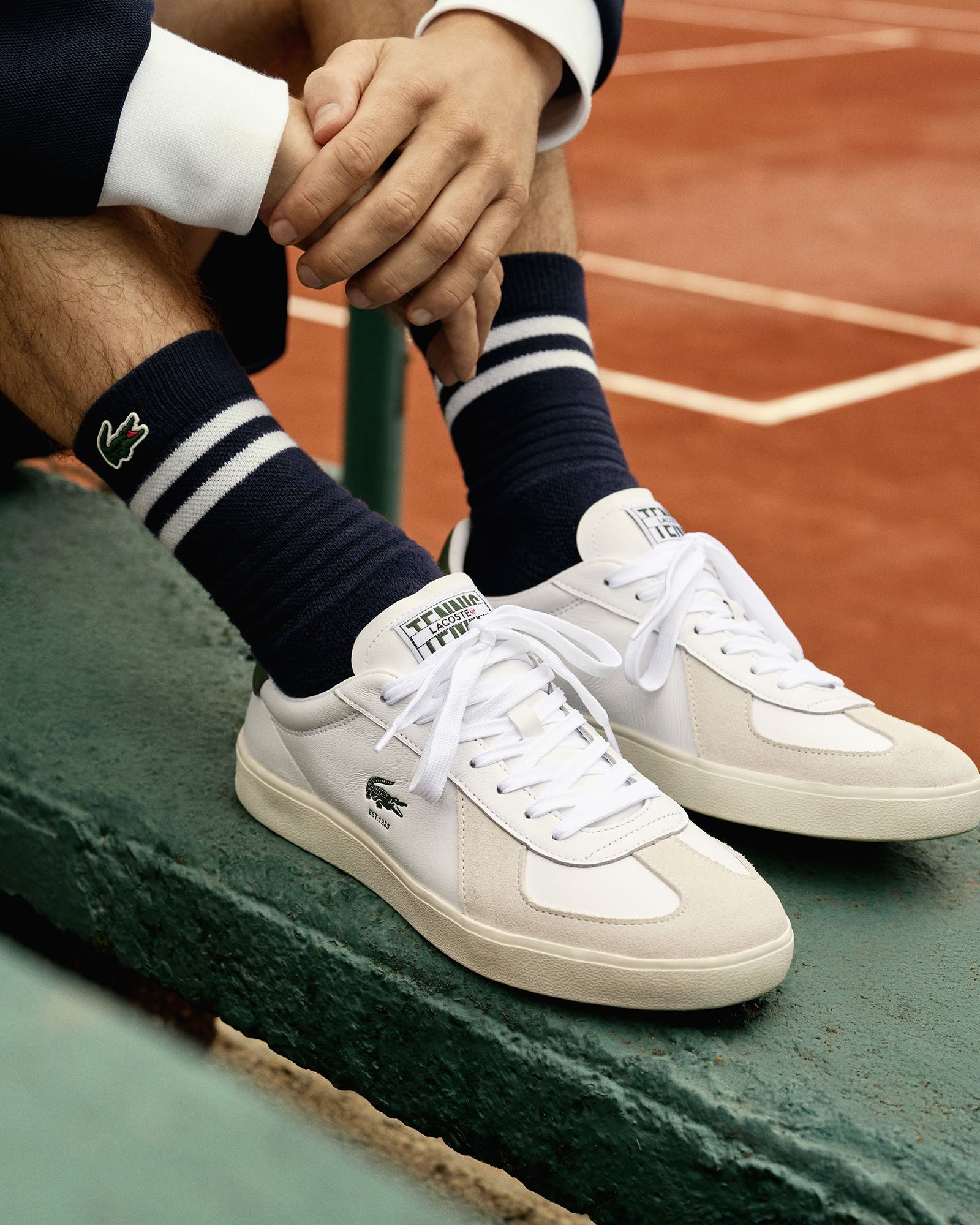 Lacoste Baseshot Pro Branco/Verde Lacoste