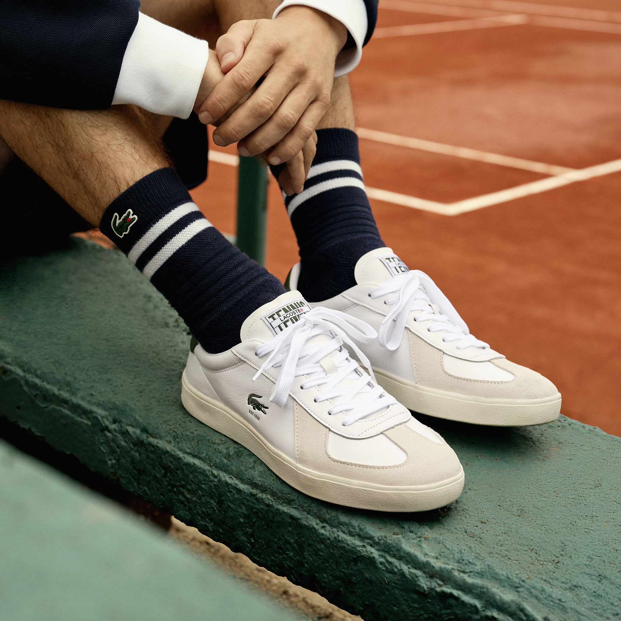 Lacoste Baseshot Pro Branco/Verde Lacoste