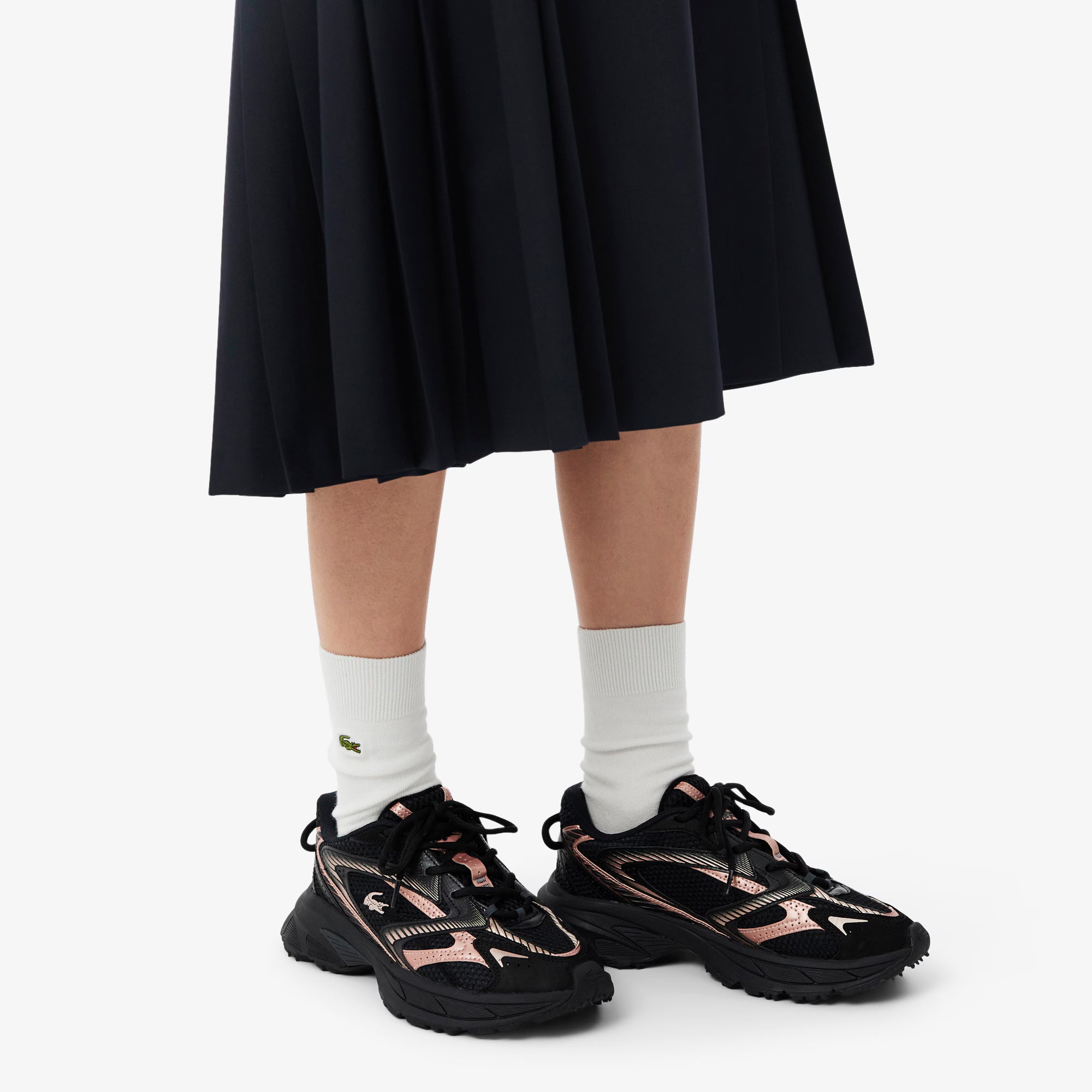 Lacoste L003 Neo Shot Preto/Rosa Lacoste