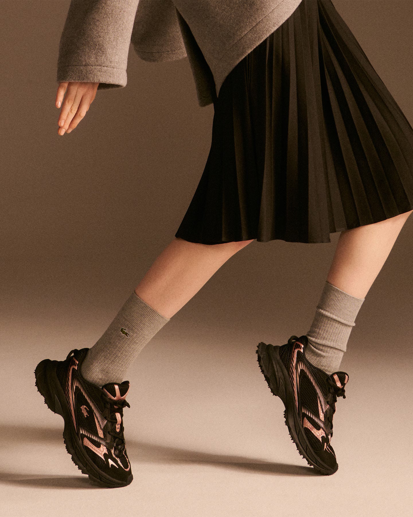 Lacoste L003 Neo Shot Preto/Rosa Lacoste