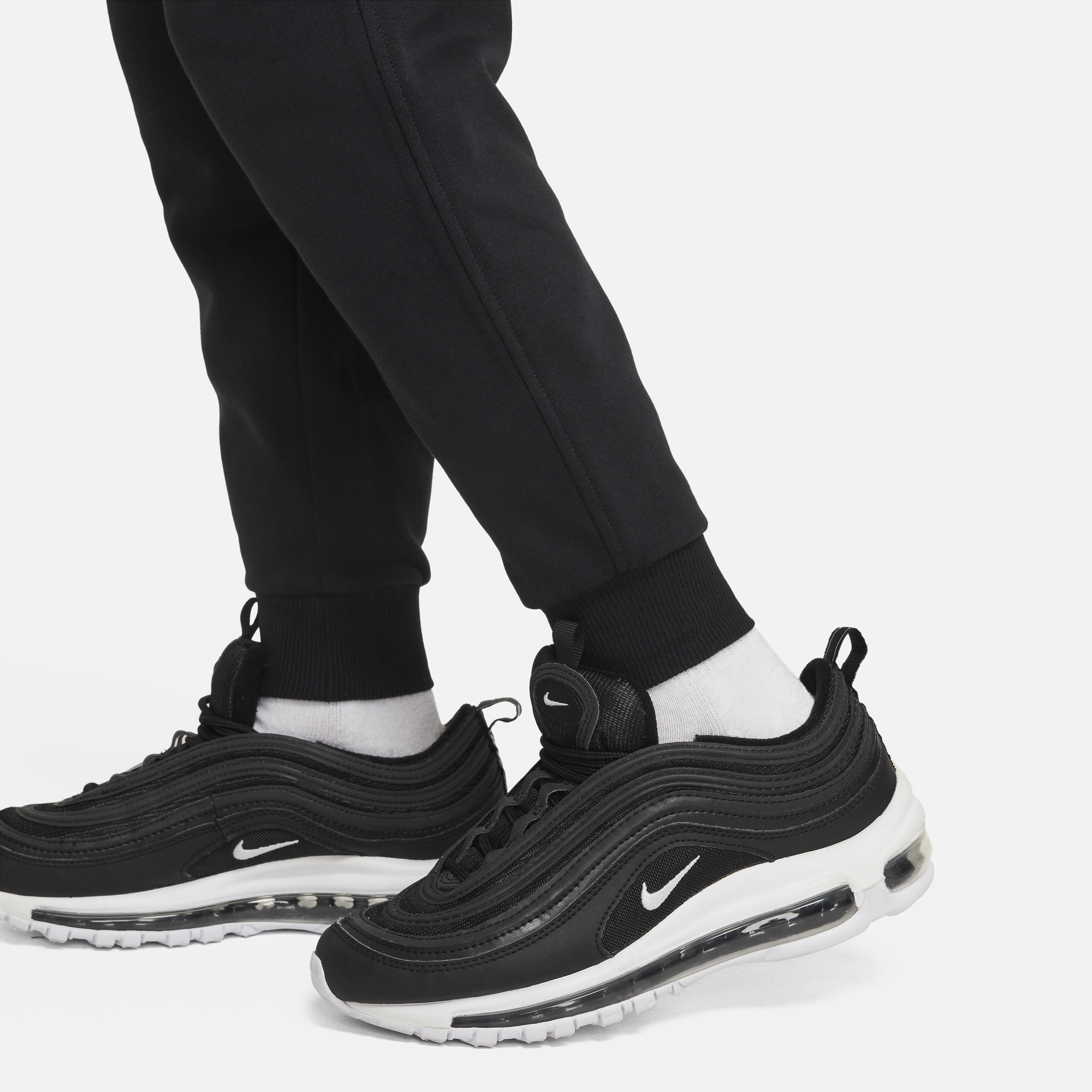 Nike Calças Club Cardadas Jr Preto Nike