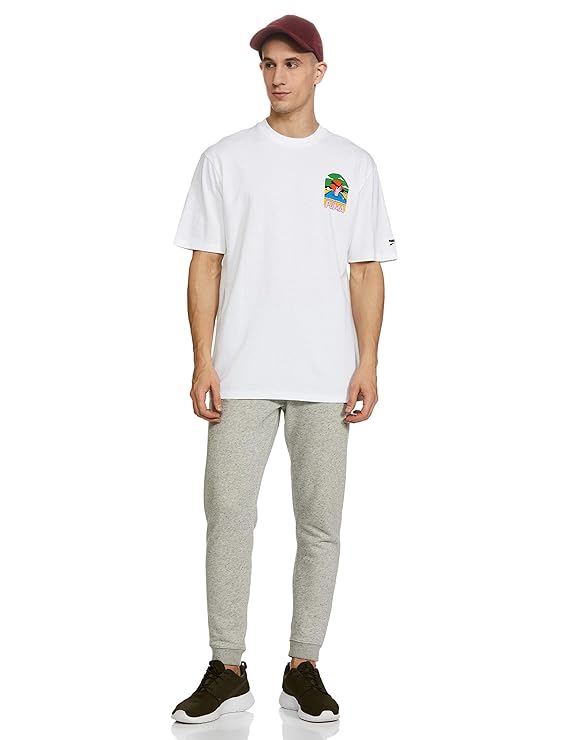 Puma Downtown Graphic T-shirt Branca Puma