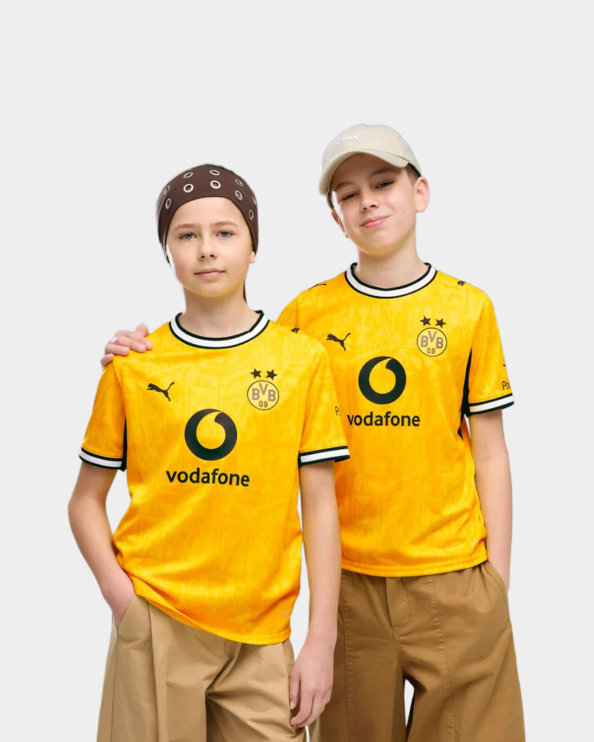 Puma T-Shirt BVB Home Jersey Replica Jr Amarela Puma