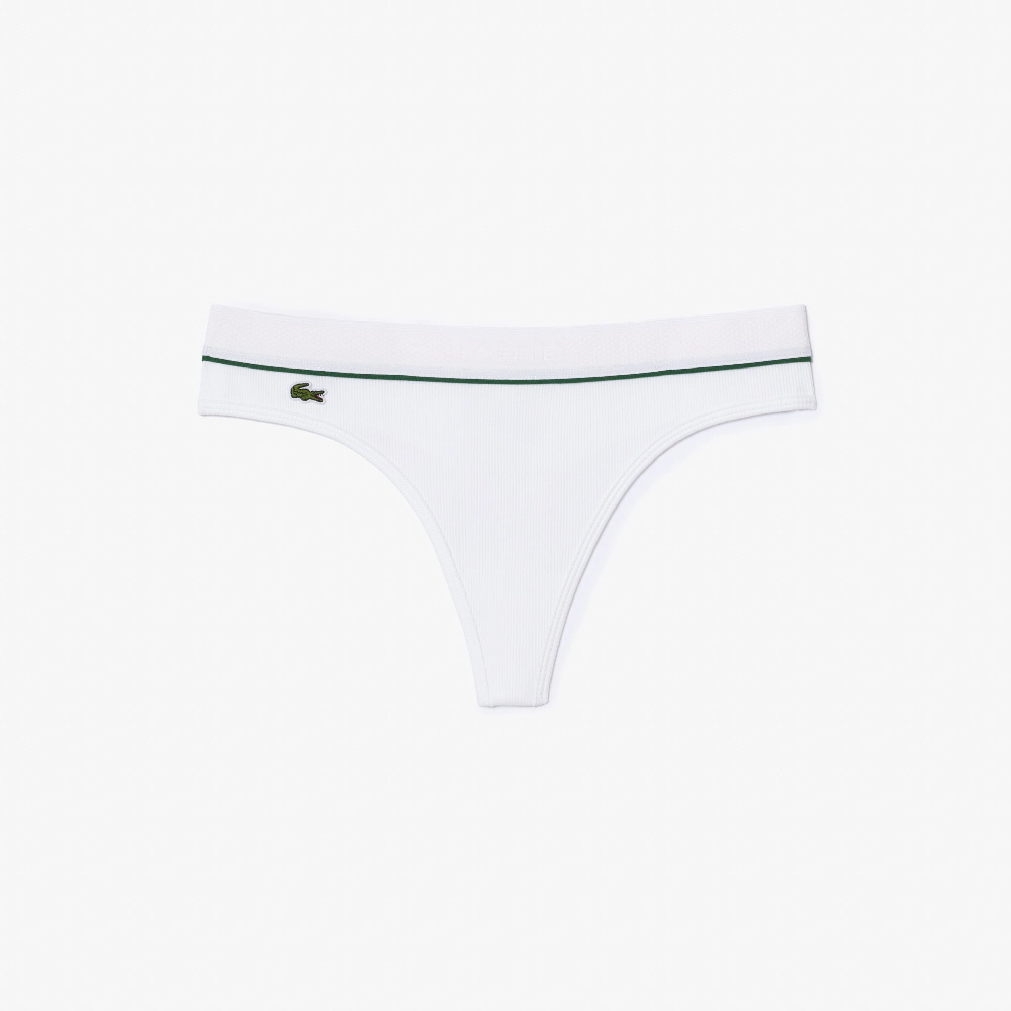 Lacoste Cuecas String Branco Lacoste