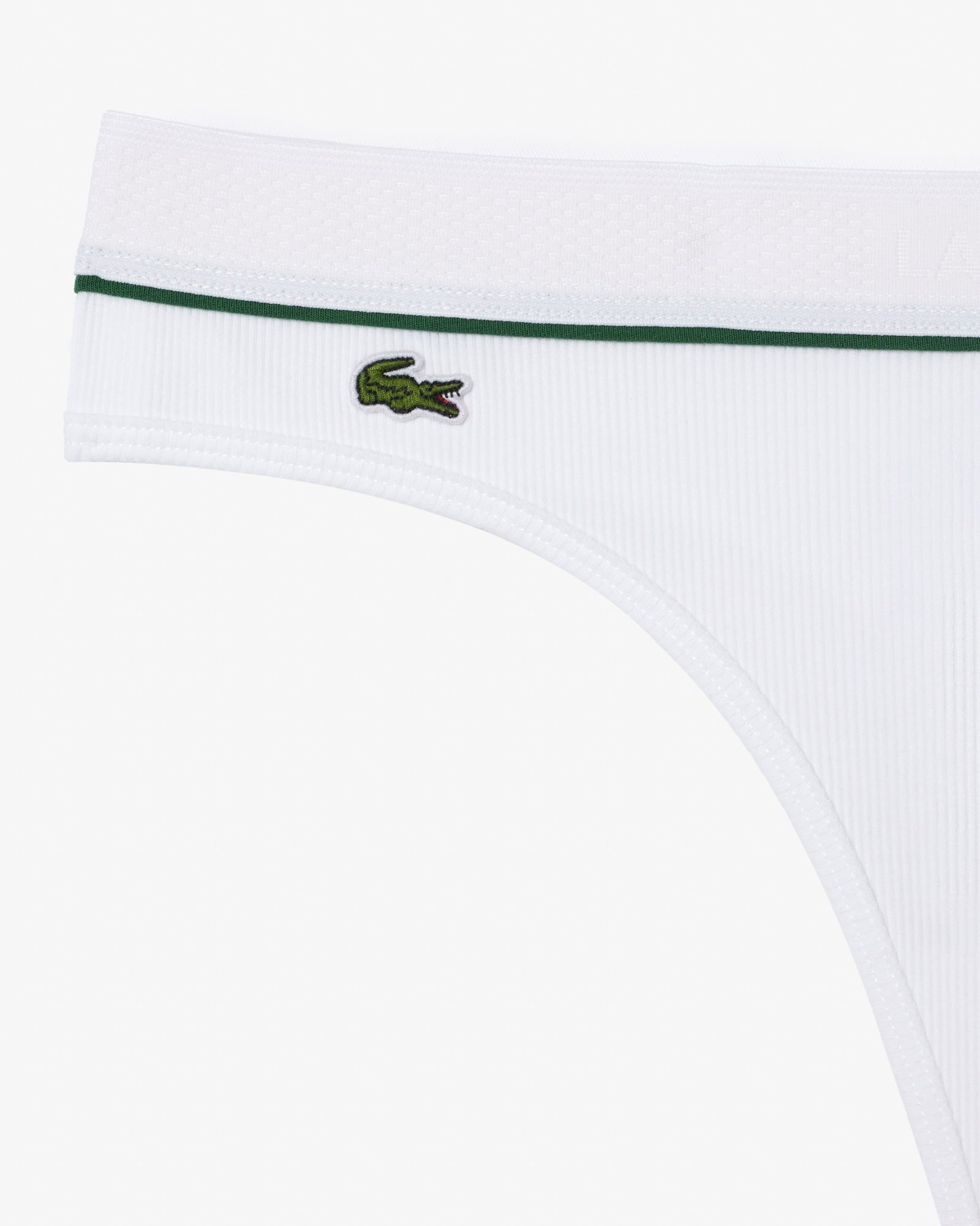 Lacoste Cuecas String Branco Lacoste