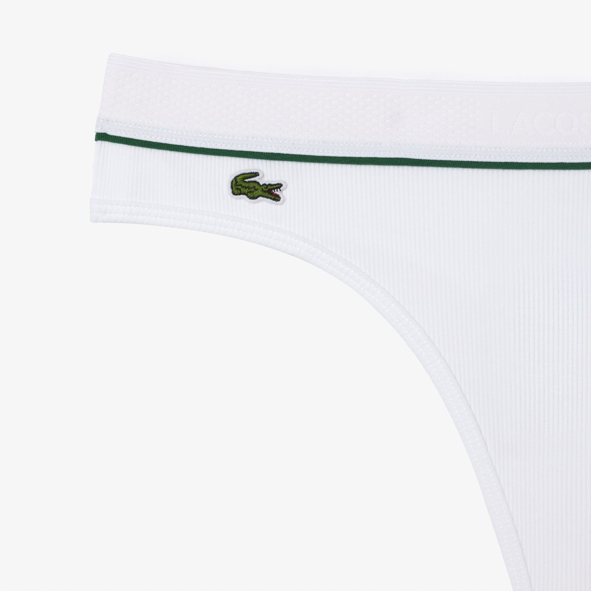 Lacoste Cuecas String Branco Lacoste