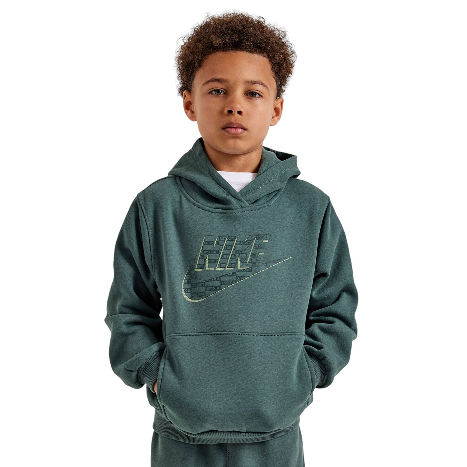 Nike Fato de Treino de Criança Verde Nike