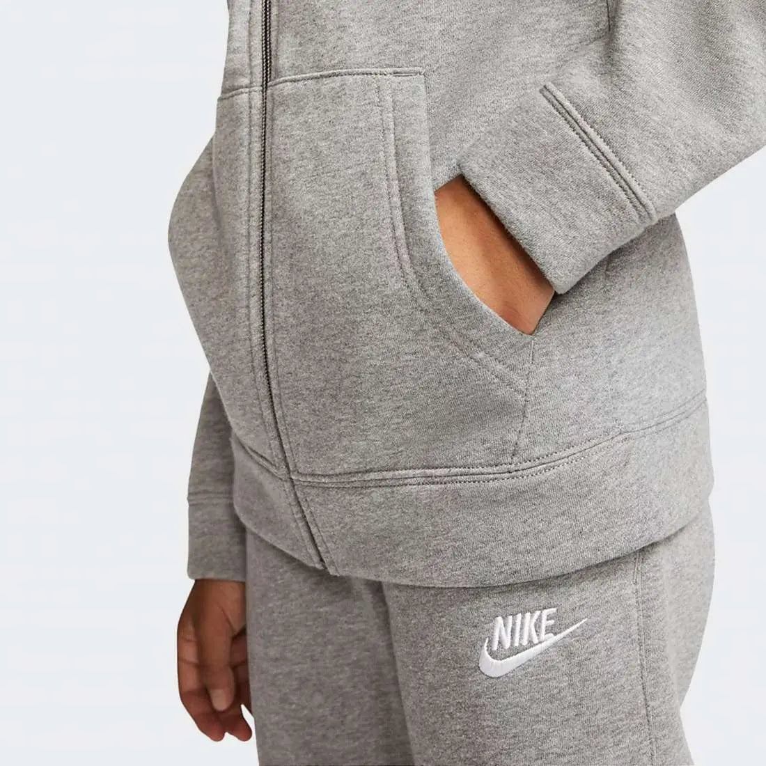 Nike Fato de Treino Fleece Jr Cinza Nike
