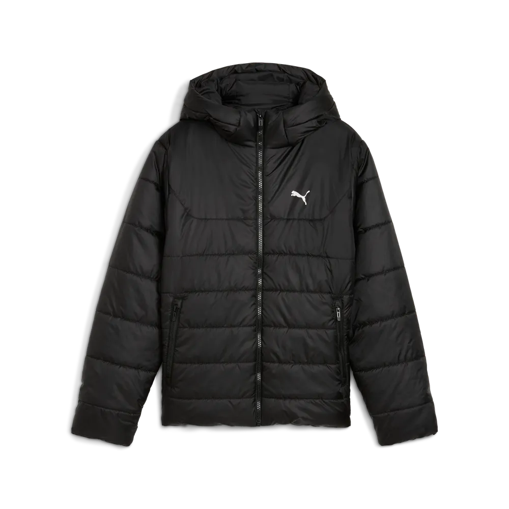 Blusão Júnior Puma Essential Preto Puma