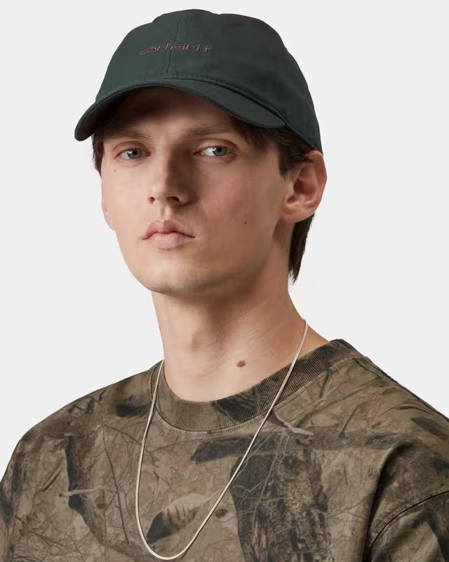 Boné Carhartt WIP Canvas Script Verde Carhartt