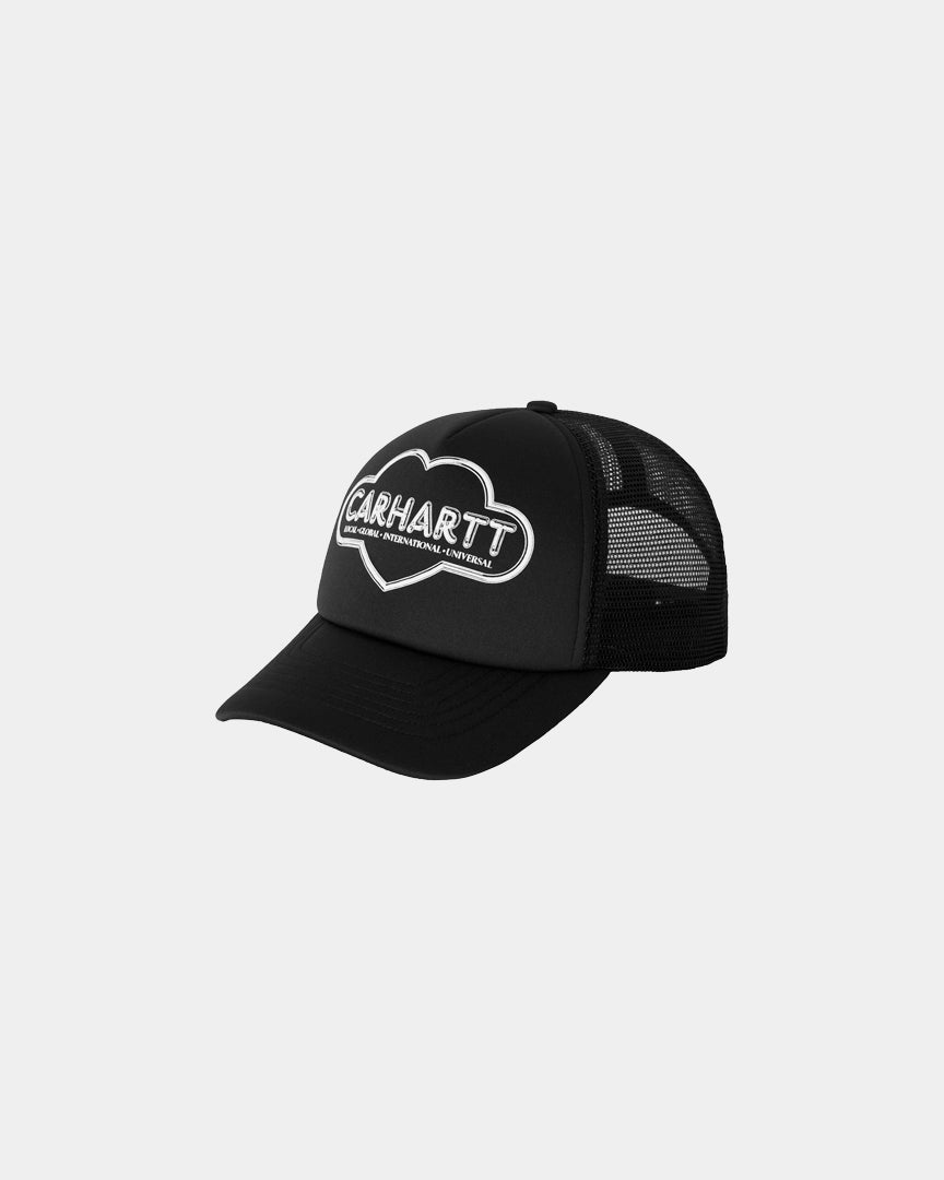 Boné Carhartt WIP Cloud Heart Trucker Cap Preto Carhartt