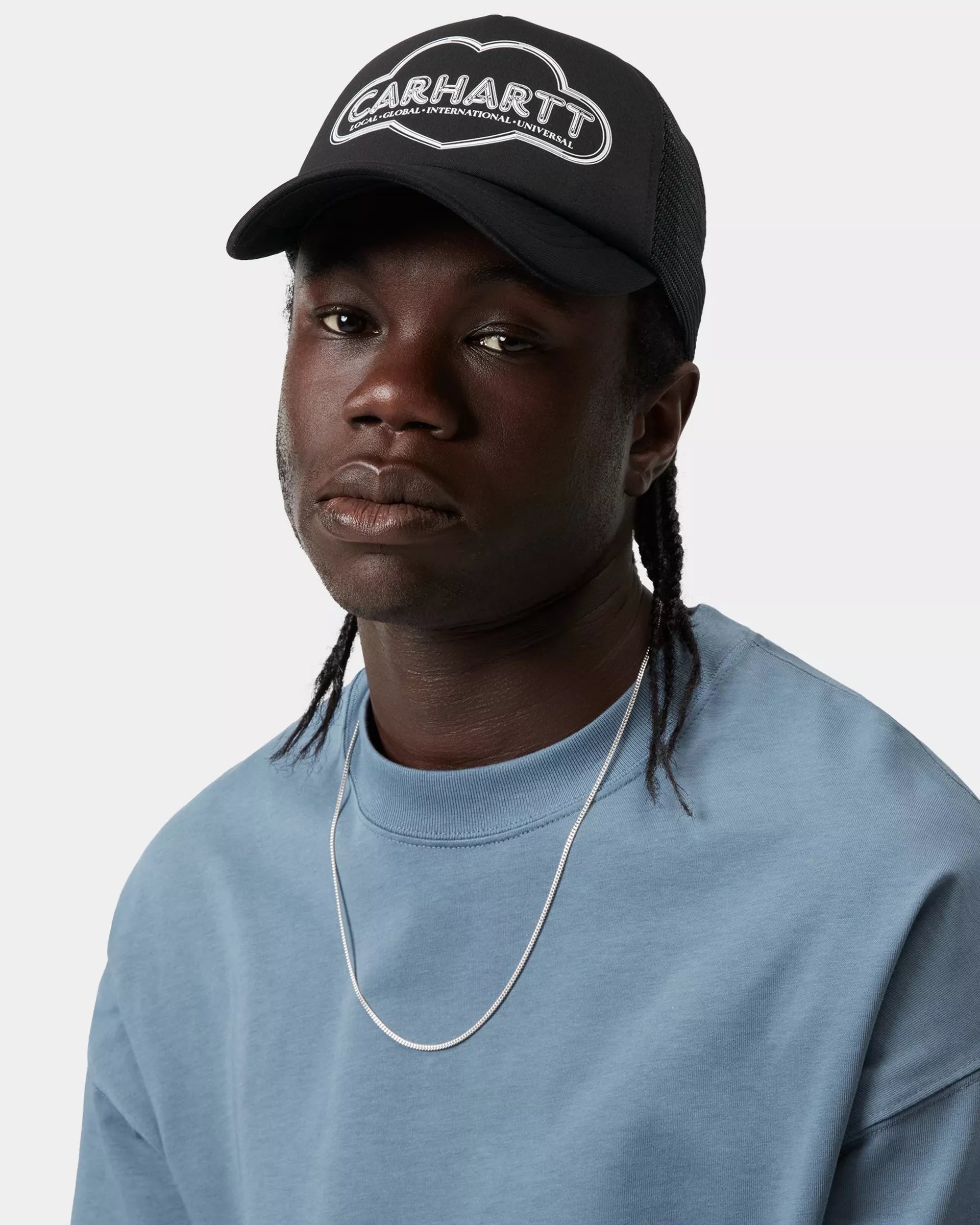 Boné Carhartt WIP Cloud Heart Trucker Cap Preto Carhartt