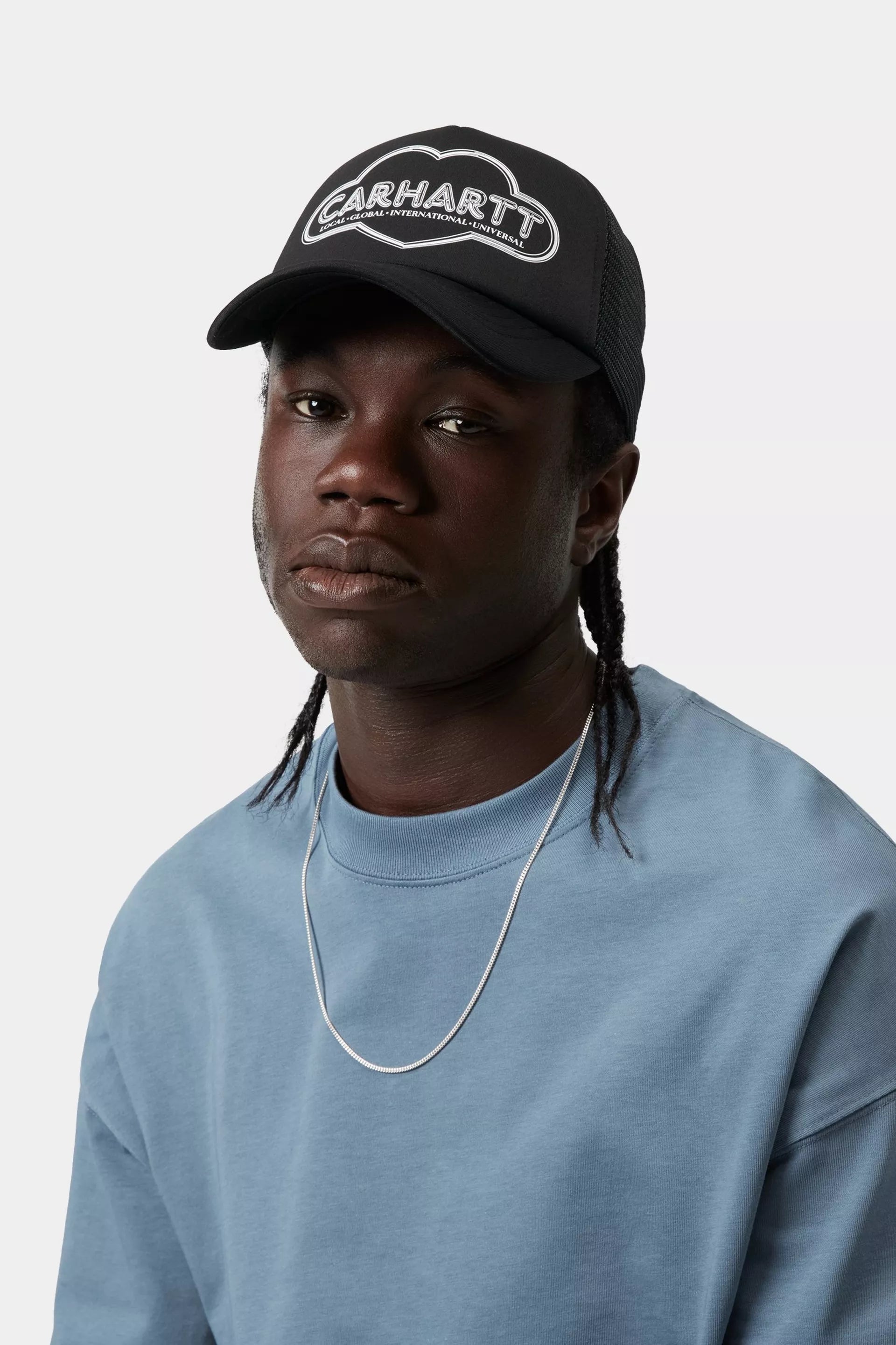 Boné Carhartt WIP Cloud Heart Trucker Cap Preto Carhartt