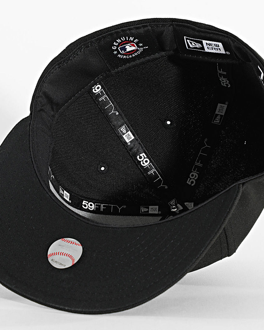 Boné New Era 59Fifty Fitted New Yorker Yankees Preto New Era