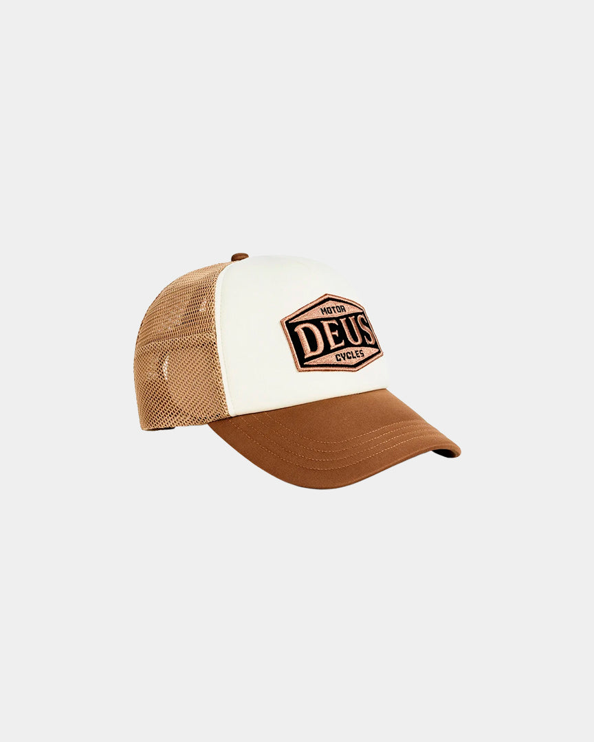 Boné Trucker Deus Ex Machina Josel Bege/Castanho Deus Ex Machina